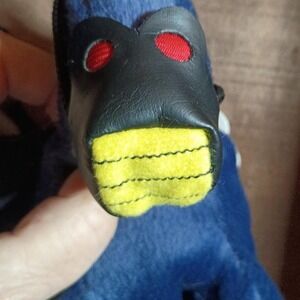 Vintage Meanies Series 1 Gas Mask Gorilla Plush Bean Bag Toy 1997 Idea Factory
